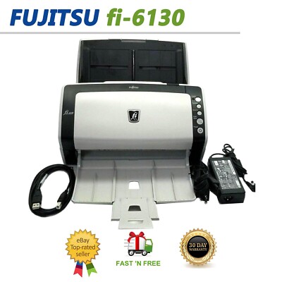 High Speed Document Scanner for Computer Laptop Chromebook Macbook w/Bundle