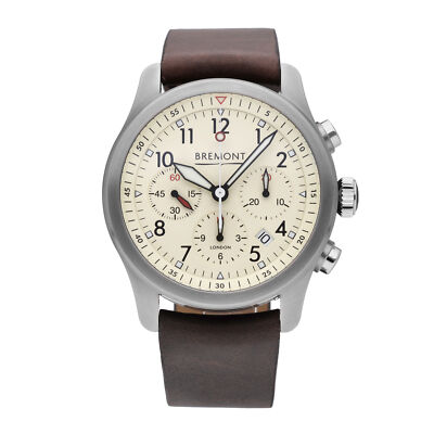 Pre-owned Bremont Alt1-p2 Cream Dial 43mm Automatic Men's Watch Alt1-p2-cr-r-s