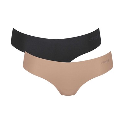 Sloggi Ladies String, 2er Pack - Zero Microfibre 2.0 Hip String, Microfibre, Egg