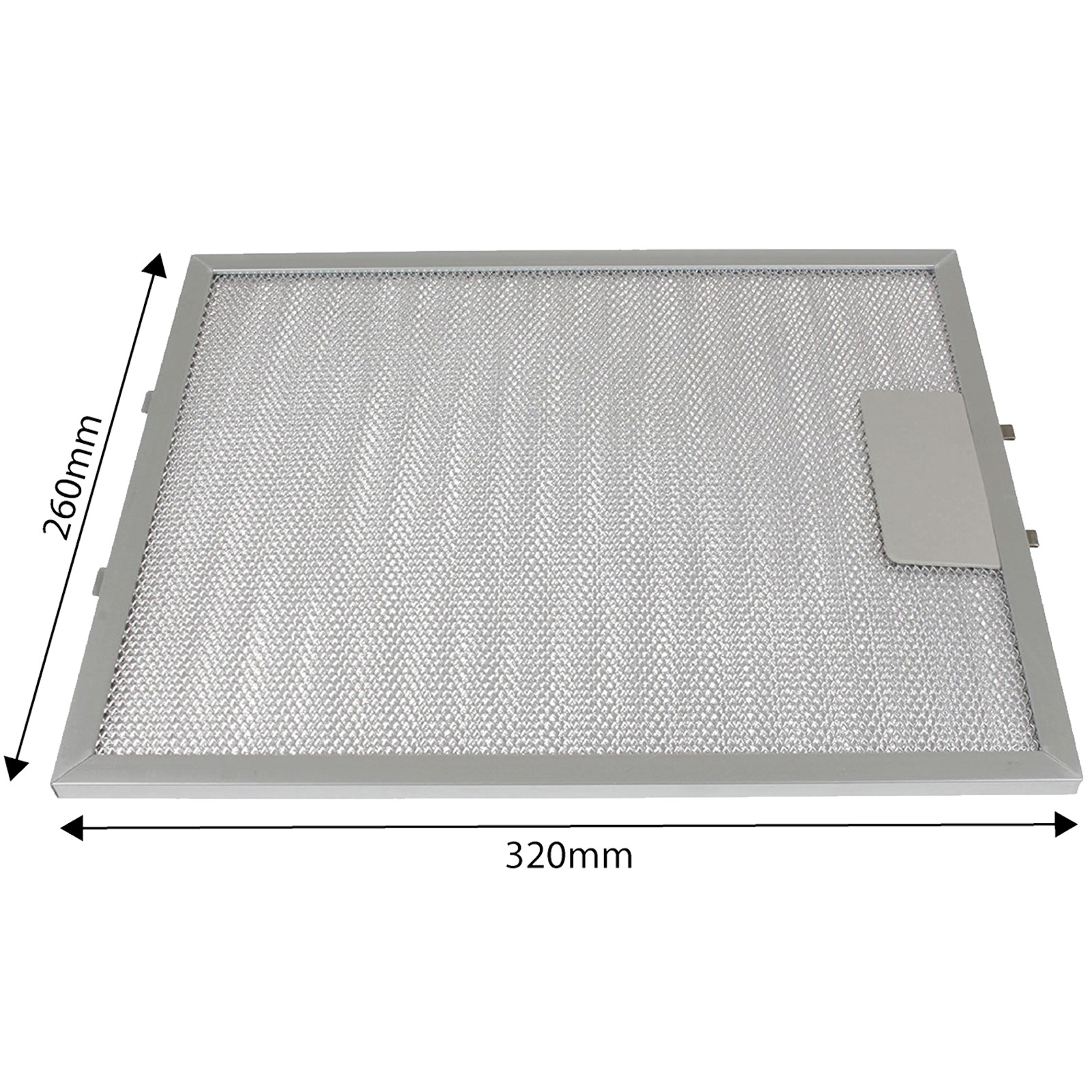 For Neff Cooker Hood Metal Mesh Aluminium Grease Filter Vent 3 X 260mm Ebay