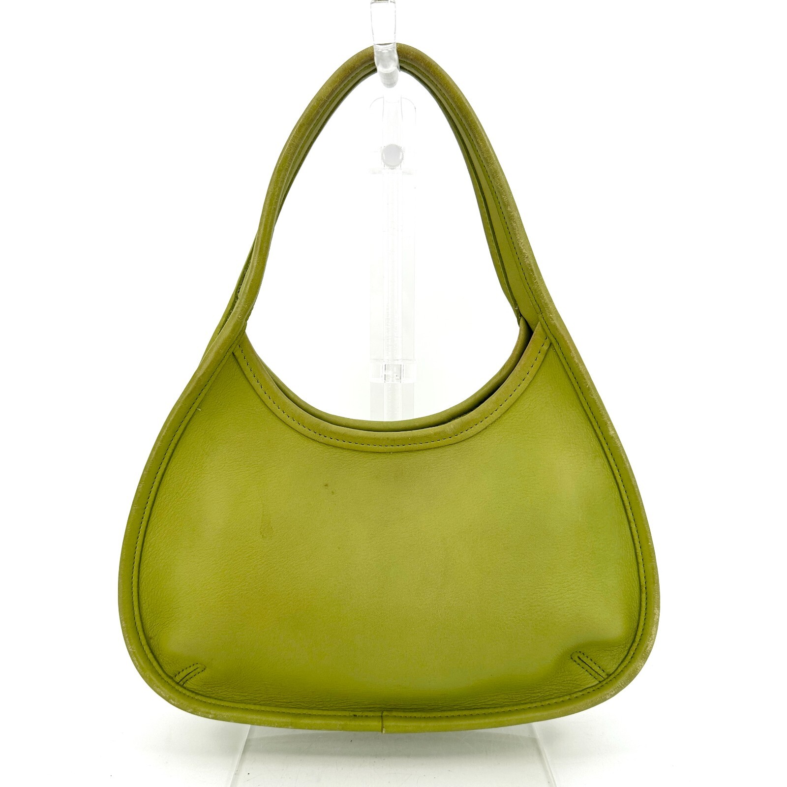 COACH Ergo 9027 Hand Shoulder bag Yellow green OLD Vintage