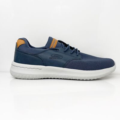 

Мужские кроссовки Skechers Delson 58876 синие кроссовки размер 9.5, Синий, Delson