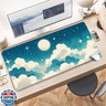 Anime Mouse Pad Gaming, Large Mouse Pads for Desk, Anime Extended Gaming Mousepad with Stitched Edge, Non-Slip Rubber Base, Long Full Keyboard Mat for Desk Home Office, 31.5