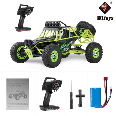 1/12 2.4g 4wd 50km/h Rc Rock Crawler Car W/led Light M4f1