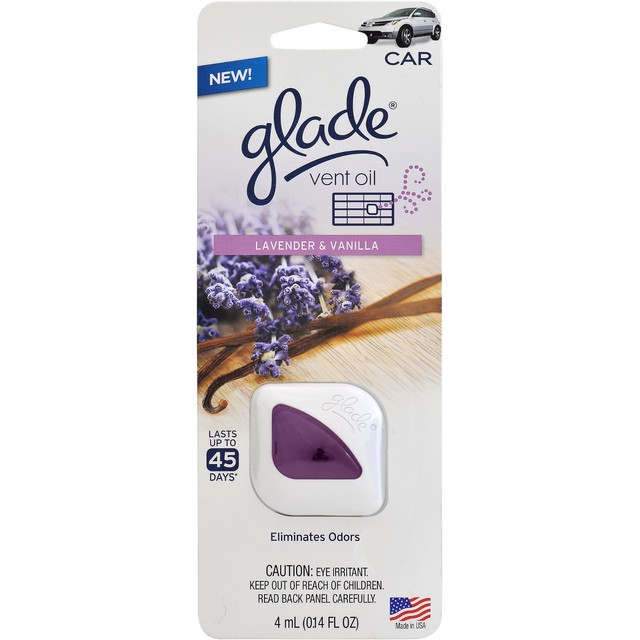 3 Glade Car Vent Oil Clip Air Fresheners Lavender & Vanilla eBay