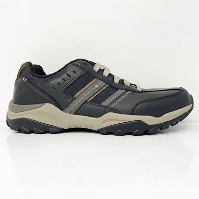 

Skechers Mens Henrick Delwood 66015 Черная повседневная обувь Кроссовки Размер 10.5, Черный, Henrick Delwood