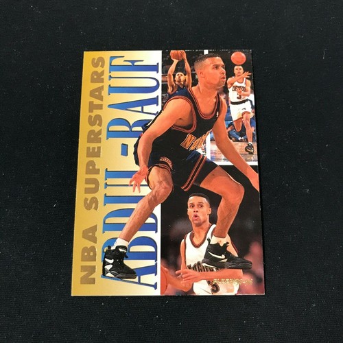 1993-94 Fleer MAHMOUD ABDUL-RAUF #1 NBA Superstars Denver