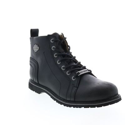 

Мужские черные кожаные мотоботы Harley-Davidson Stratford D93686, Черный, Harley-Davidson Stratford