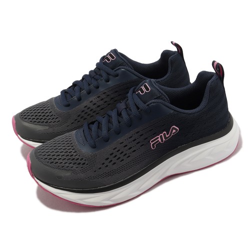 

Fila Molecules Navy Black Pink White Women Running Sports Casual Shoes Sneakers, Синий, Molecules