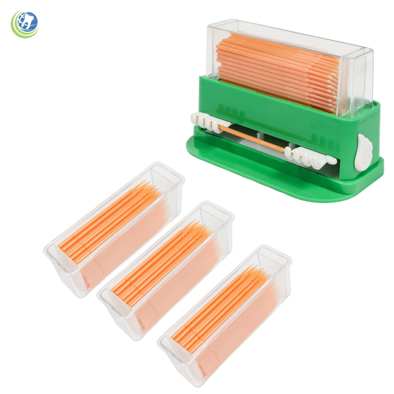 Dental Disposable Micro Brush Tip Applicators With Dispenser 400 Applicators Kit eBay