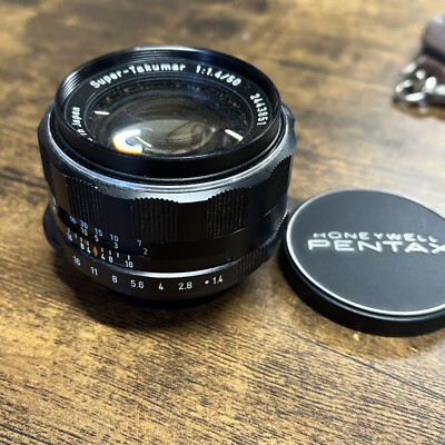 Vintage Asahi Pentax Super Takumar 50mm 1:1.4/50 Lens Made in Japan