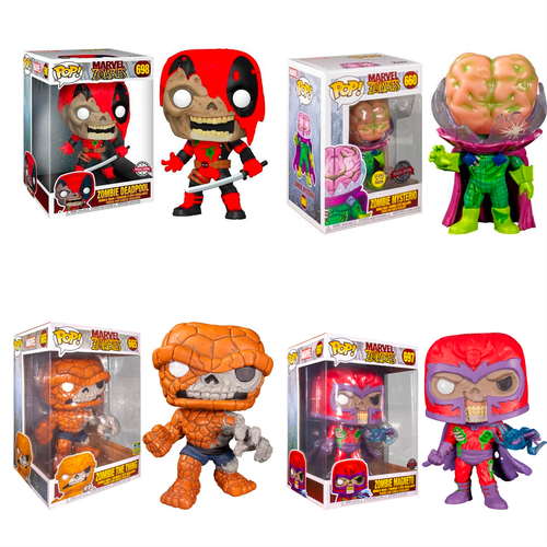 Funko POP! ZOMBIE MYSTERIO DEADPOOL MAGNETO THE THING SE