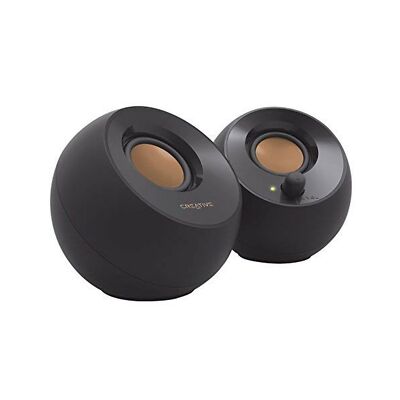 Creative Pebble 2.0 USB-Powered Desktop Speakers Far-Field Drivers Radiators