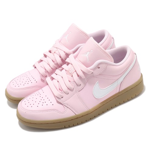 

Женские кроссовки Nike Wmns Air Jordan 1 Low AJ1 Arctic Pink Gum DC0774-601, Розовый, Wmns Air Jordan 1 Low