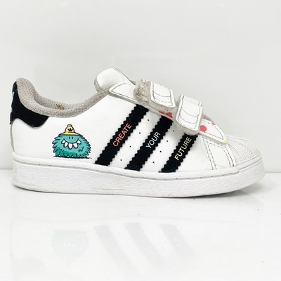 

Adidas Boys X Kevin Lyons Superstar H05269 Белая повседневная обувь Кроссовки Размер 7, Белый, X Kevin Lyons Superstar