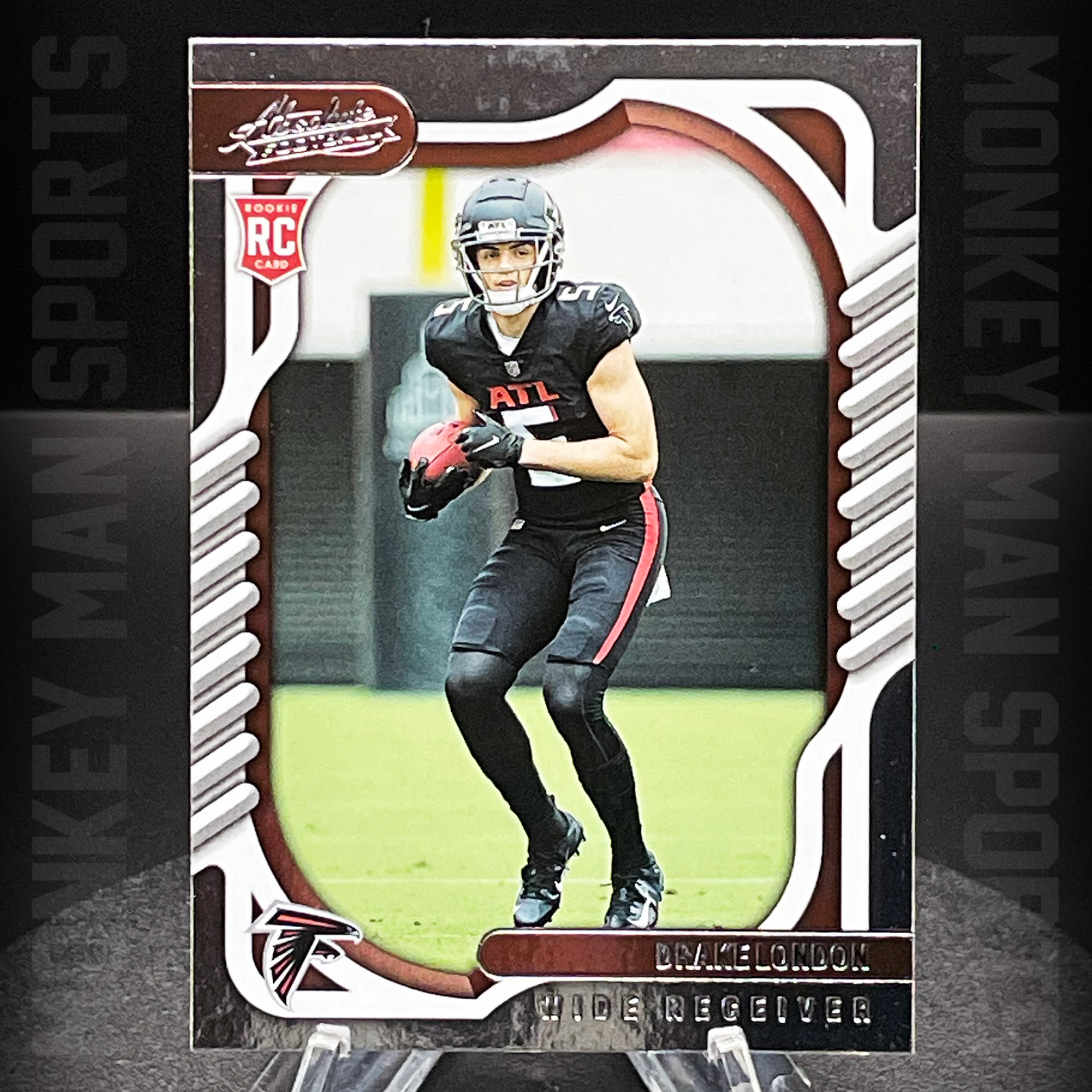 2022 Absolute Football - Drake London Rookie RC - #107 FALCONS MINT