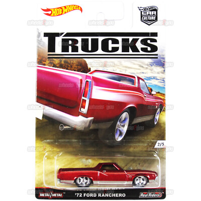 2016 Hot Wheels 72 FORD RANCHERO red - TRUCKS - HW Car Culture 1:64 DJF88