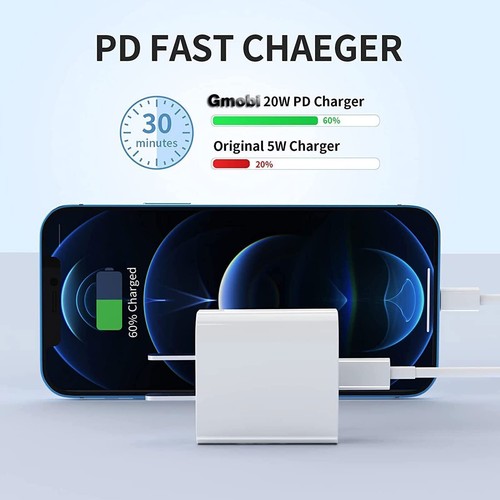 20W Fast Usb Adapter Wall Charger 3FT Cable For Apple iPhone 14 13 XPro Max Plus
