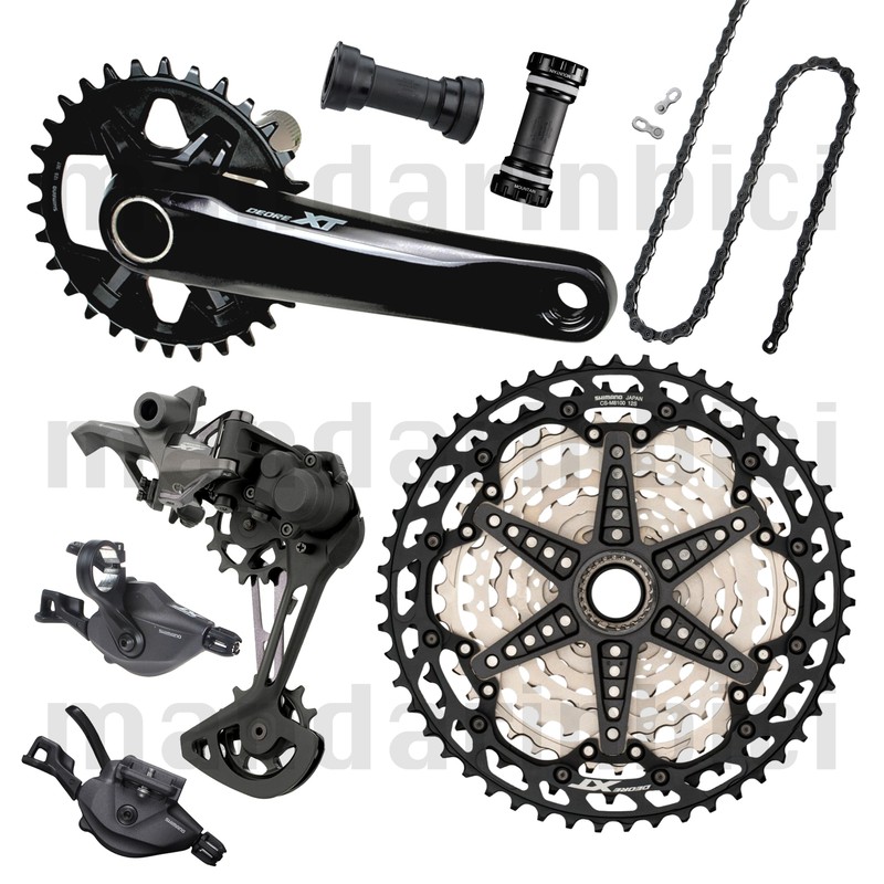 NEW Shimano Deore XT M8120 12 Speed MTB Groupset w/10-51T Cassette/170mm Crank
