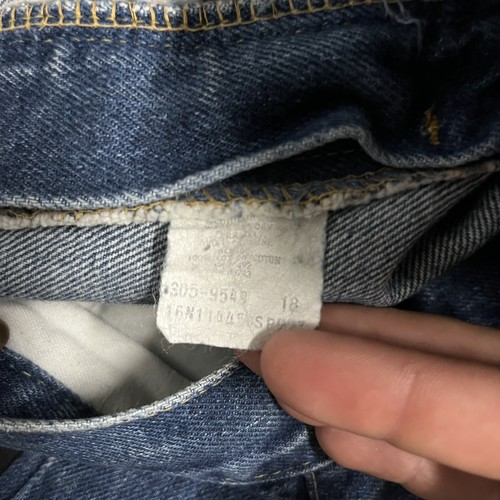 Vintage 1970s Lee Riders Denim Tapered Baggy Jeans Dark Wash Fit 32x32 Scovill