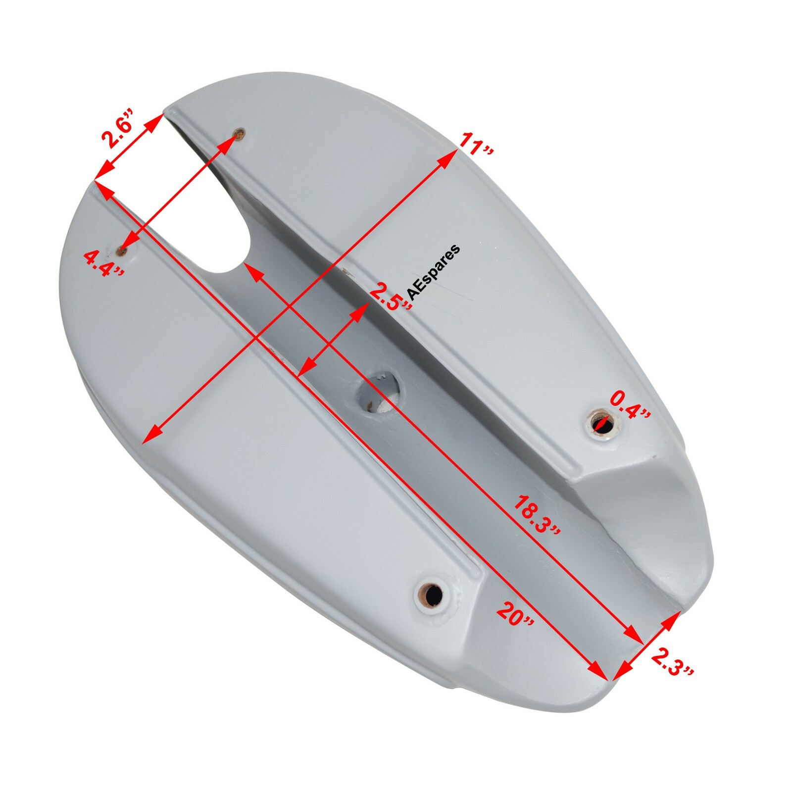 Petrol Gas Fuel Tank & Cap Primer Coated Fits Triumph Trophy TR25W 250CC 