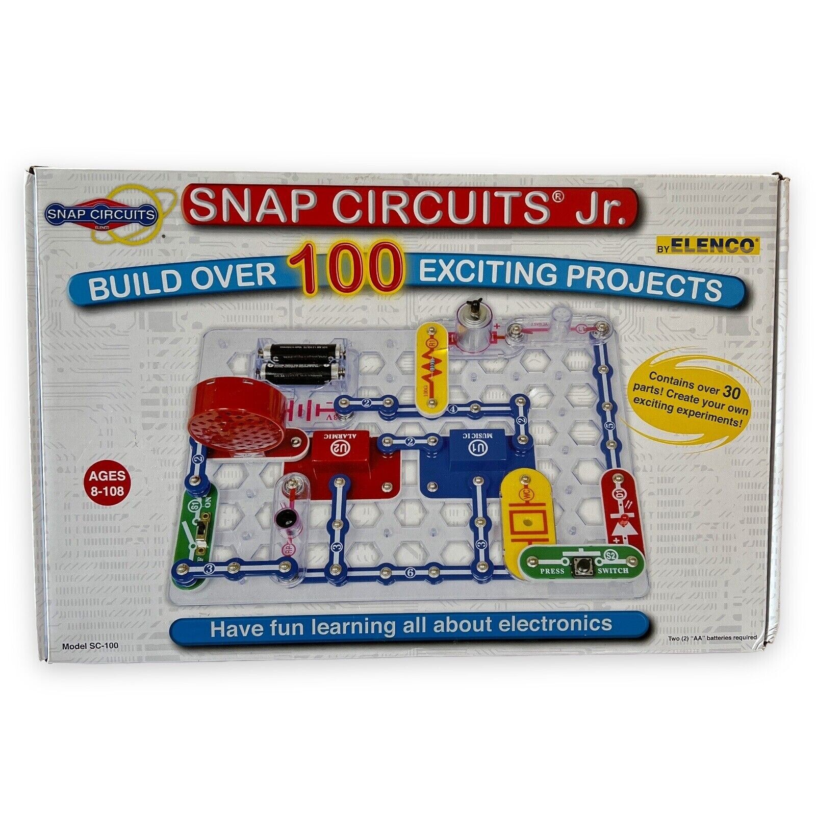 Snap 100. Snap circuits. snap circuit размер.