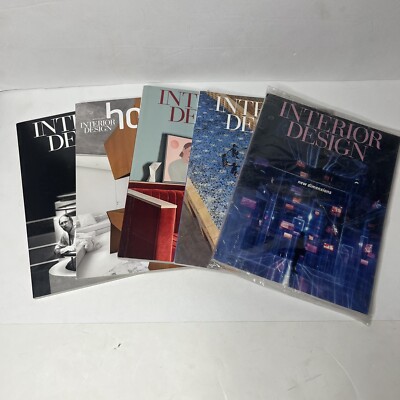 Lot Of 5 Interior Design Gorgeous Interior Design Inspo Magazines 2021