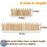 Hamster Bridge Hamster 19.7x3.9inand9.8x3.9in Wooden Fence Rat Flexible Bendy Climbing Ladder Cage Accessories for Syrian Hamster Gerbil Mouse Rat