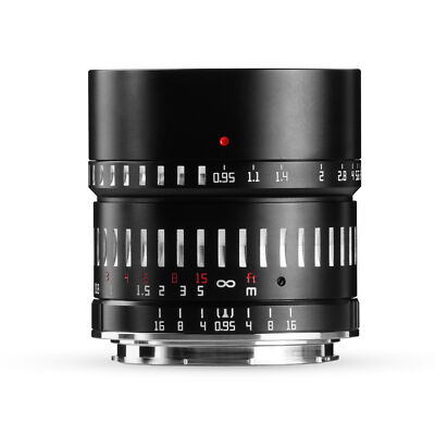 TTartisans 50mm F0.95 APS-C Manual Focus Lens for m4/3 MFT E-M5 E-M10 GH4 OM-D