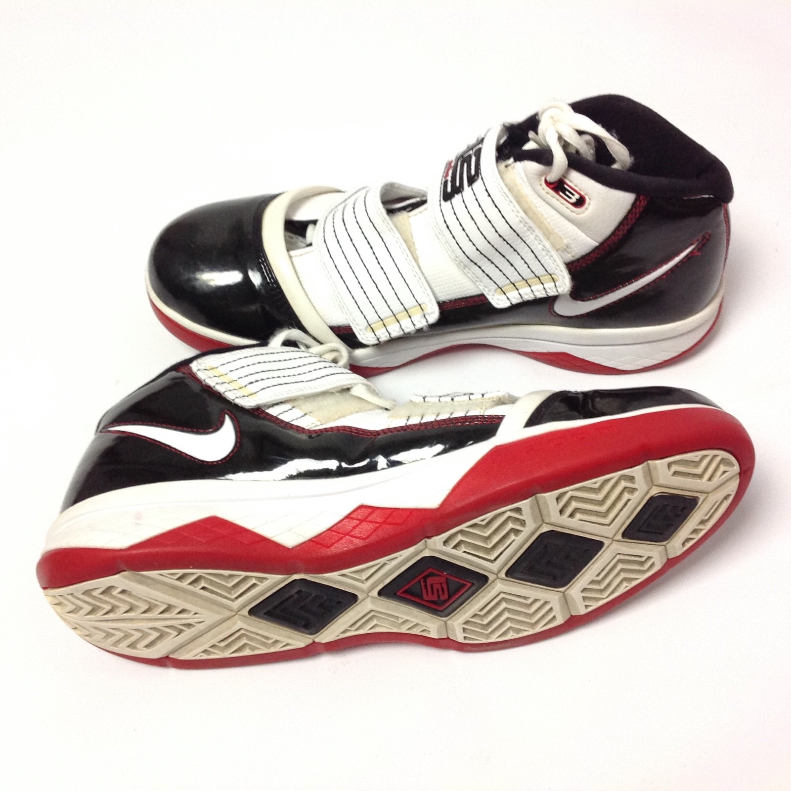 Nike Zoom Soldier III (POP)Playoffs LeBron 358558-101 Basketball Shoes US Sz 10