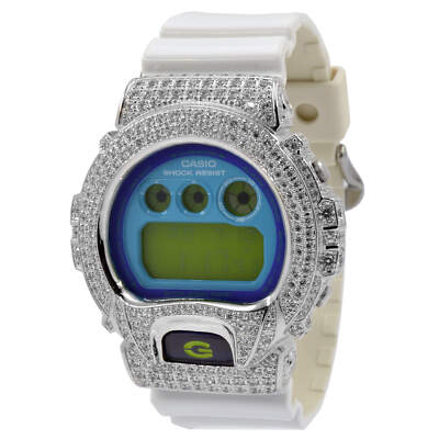 Casio DW6900CS G-Shock Iced Out Modified Watch