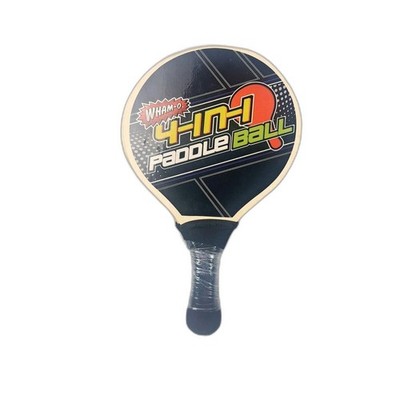 WHAM-O Game Time Paddle 4 in1 Game Set Play 4 Different Games ...