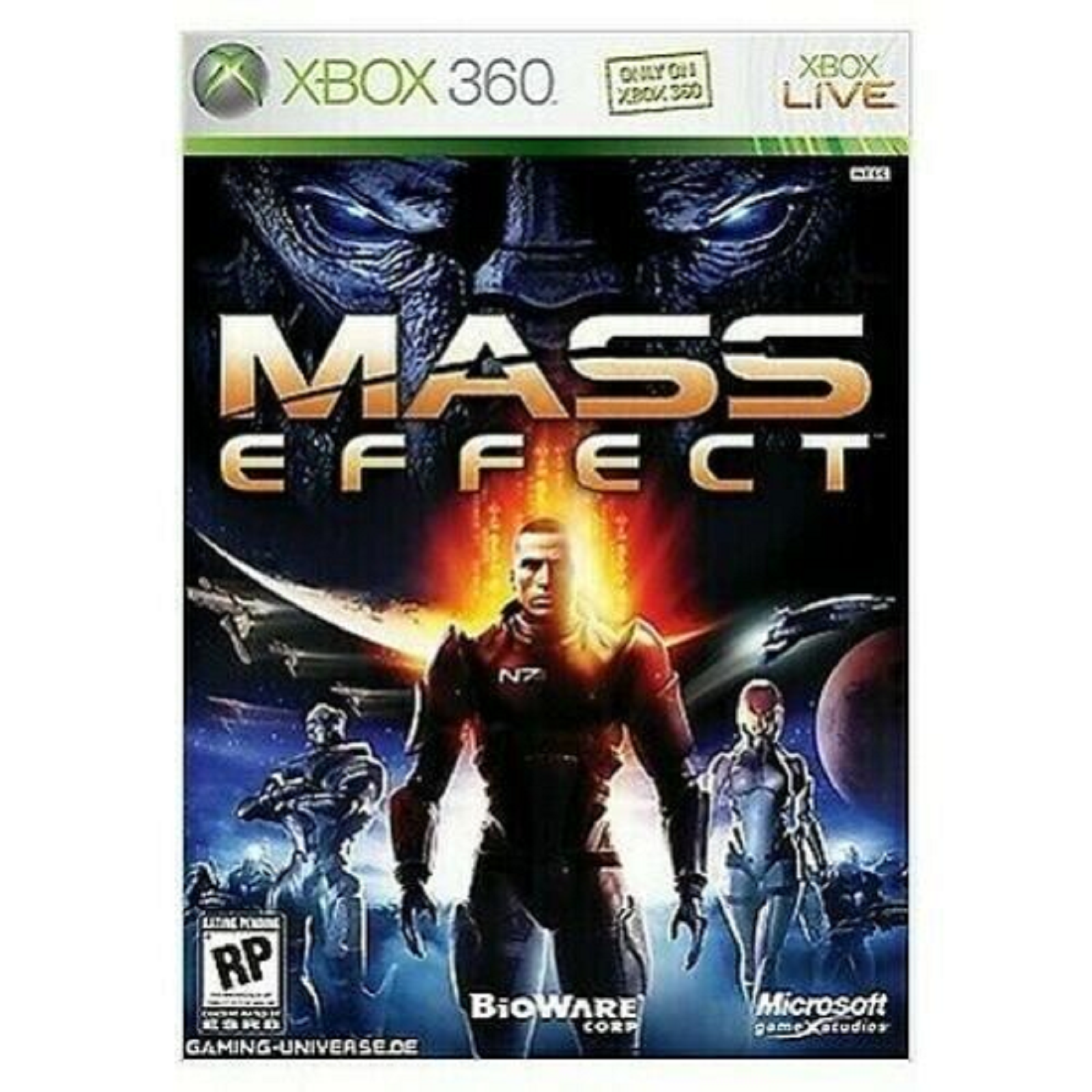 Mass Effect XBOX 360 Video Game Original UK Release Mint Mass Effect XBOX 360 Video Game Original UK Release Mint