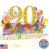 Magic Ants 90th Birthday Card - 3D Pop-Up Happy 90 Year Old Birthday Card for Women, Men, Mom, Dad, Friends, and Family - Envelope Included