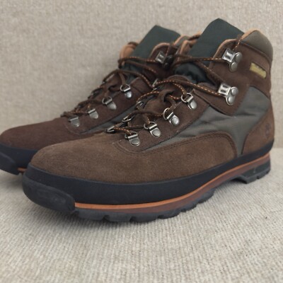 Timberland Ashwood Eurohiker Size 12 (US) Brown/Black Leather & Canvas