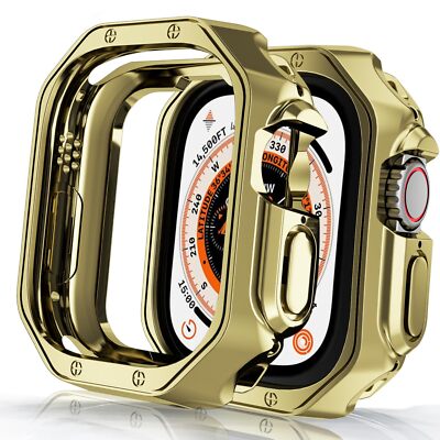 For Apple Watch Series Ultra 2 49mm iWatch Armor Bumper Case Cover 8/7/5 38/45mm