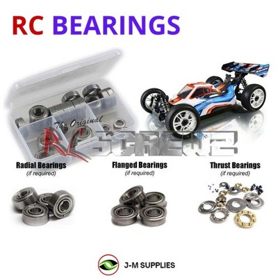 RCScrewZ Metal Shielded Bearing Kit xra048b for XRAY XB8e 1/8 Buggy 350152 | KIT