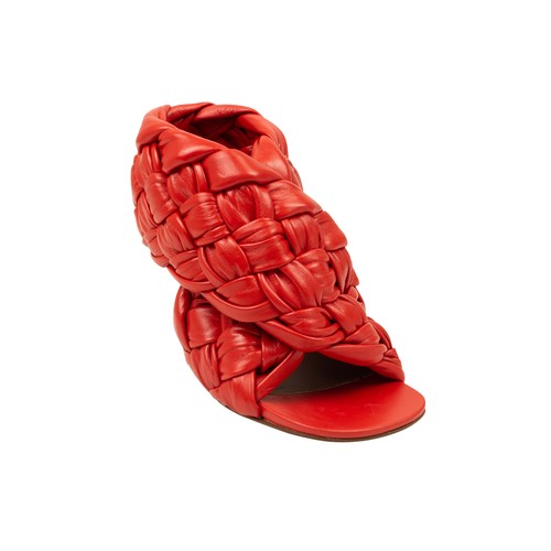 BOTTEGA VENETA オレンジ 朱色 赤　ハイヒールパンプス BOTTEGA VENETA オレンジ 朱色 赤 ハイヒールパンプス