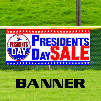 Presidents Day Sale Holiday Event Business Stores Advertising Vinyl Banner Sign