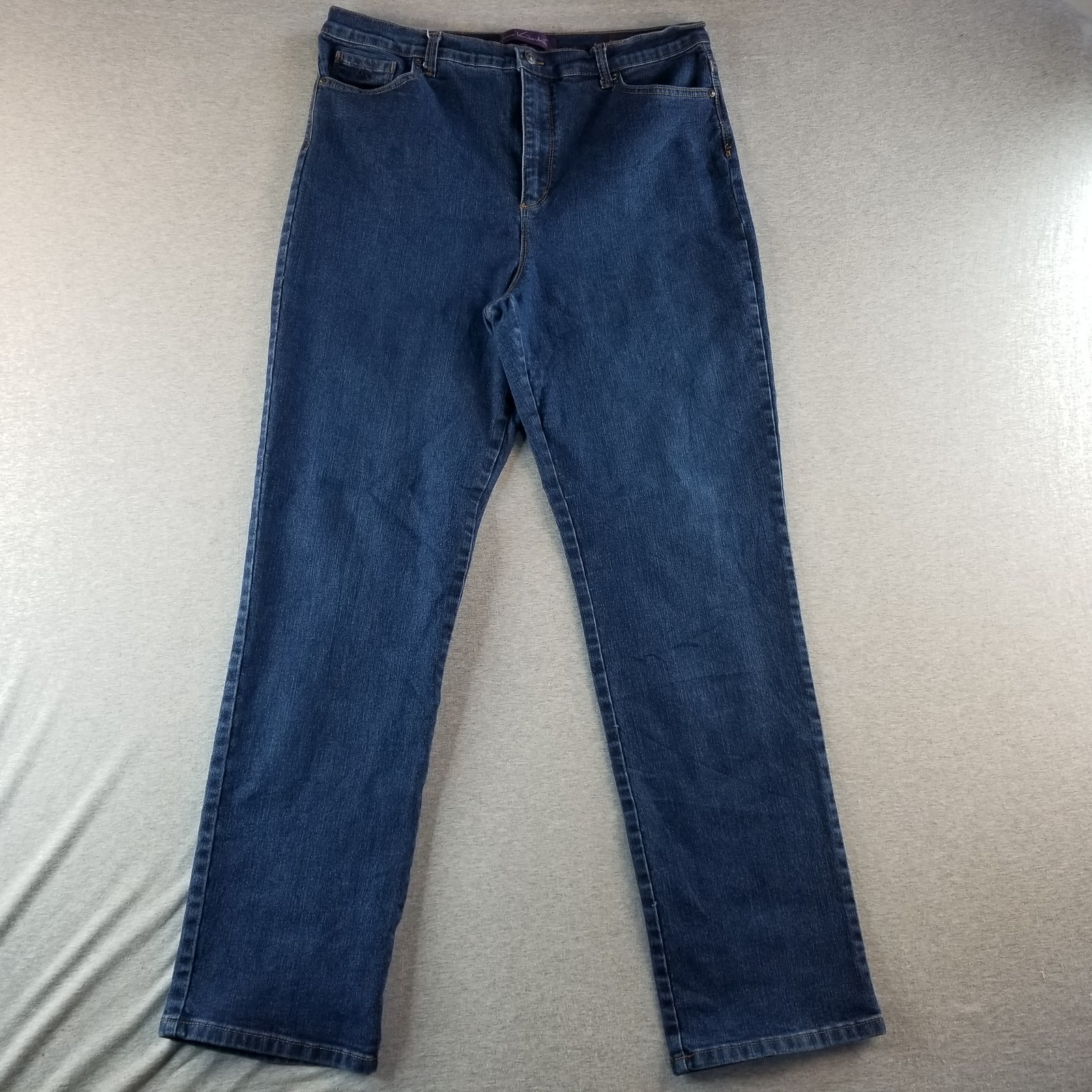 Gloria Vanderbilt Jeans Women's Sz 16 Amanda DarkWash Normcore Cute Nice Quality