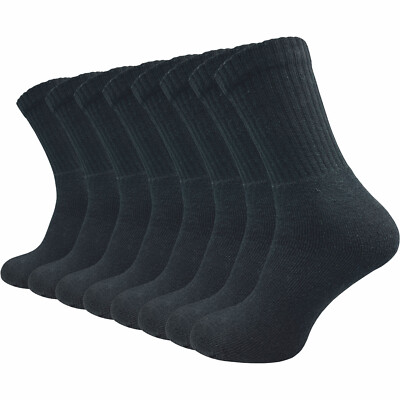 16 Paar Arbeitssocken Herren | 64% Baumwolle | Socken Strümpfe WORK schwarz