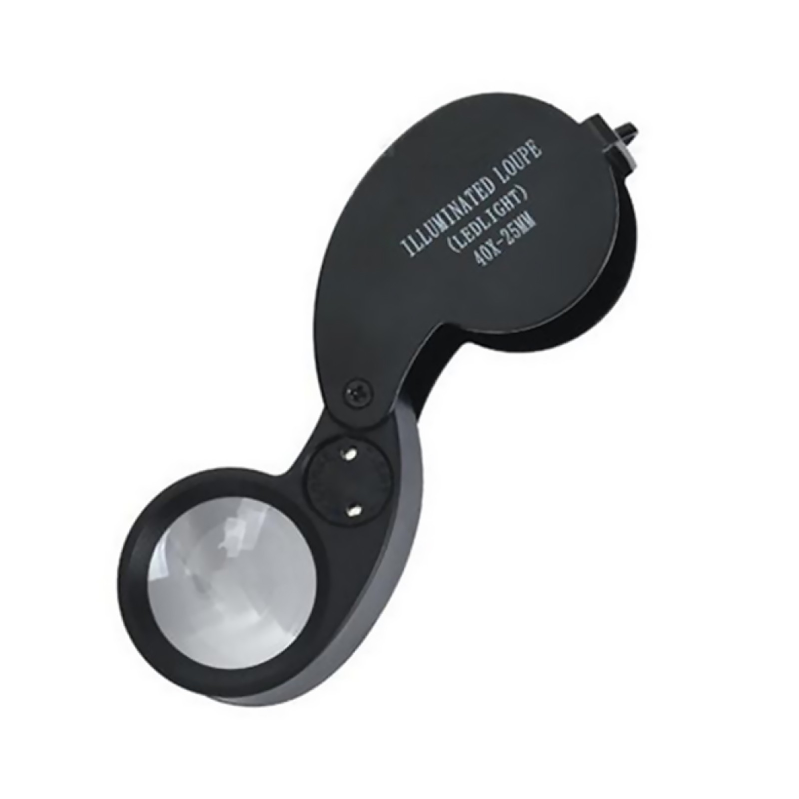 40x Small Size Magnifier With LED Lights Jewelry Watch Eye Glass
