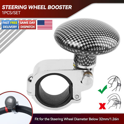 Heavy Duty Steering Wheel Knob Spinner Handle Auto/Tractor Suicide Power Ball ^