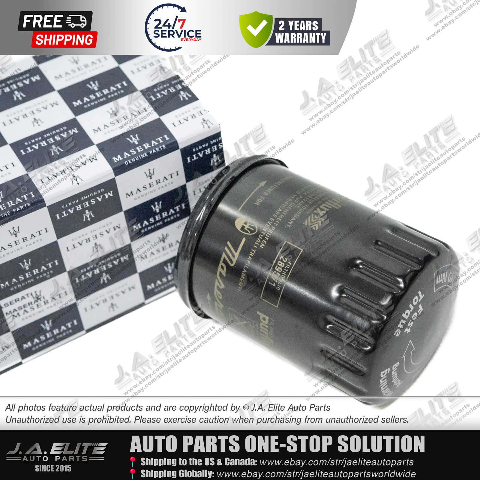 Genuine Oil Filter for Maserati Quattroporte Granturismo GC