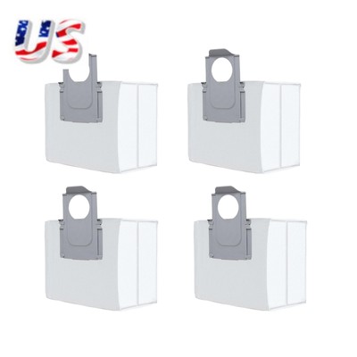 4pcs Dust Bag For XiaoMi Roborock S7 MaxV Ultra/Q5+/Q7+/T8 Vacuum Cleaner