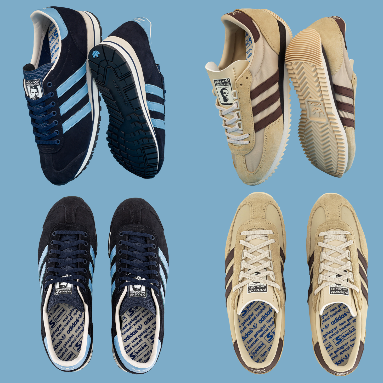 Oasis x adidas SPZL Liam & Noel Gallagher | Multiple Sizes