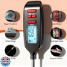 Antonki Meat Thermometer Digital, Smart Instant Read Food Thermometer with Super Long Probe for Cooking Grilling Baking Kitchen Candy BBQ Oil Liquid, Backlit Display, Battery Included