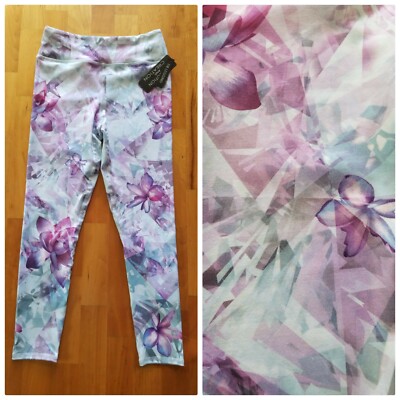 EVOLUTION & CREATION Print High Waist Women's Medium 25'' Leggings Yoga Pants
