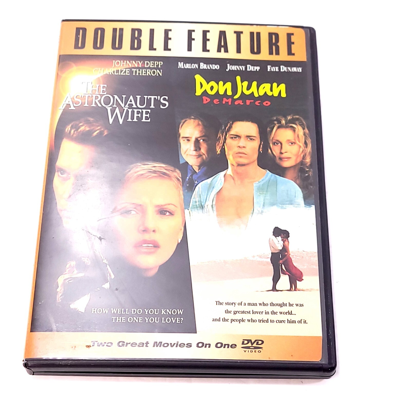 THE ASTRONAUT’S WIFE & DON JUAN DEMARCO Double Feature DVD Johnny 