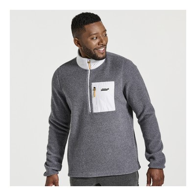 

Мужская одежда Saucony Rested Sherpa 1/4 Zip Black Heather